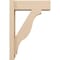 Ekena Millwork 6-in W x 18-in D x 26-in H Funston Block Rough Cedar Woodgrain TimberThane Outlooker, Primed Tan OUTUR060X18X26FST44RCPR - alternate 6